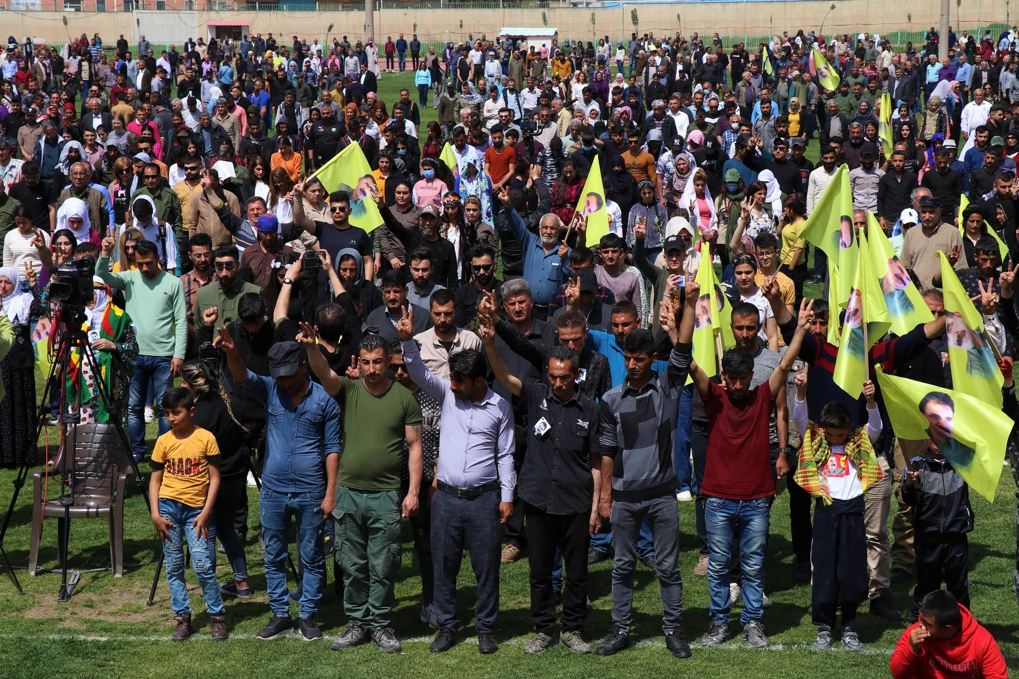 ​​​​​​​Pîrozbahiya 4' Nîsanê ya li Qamişlo bi dawî bû