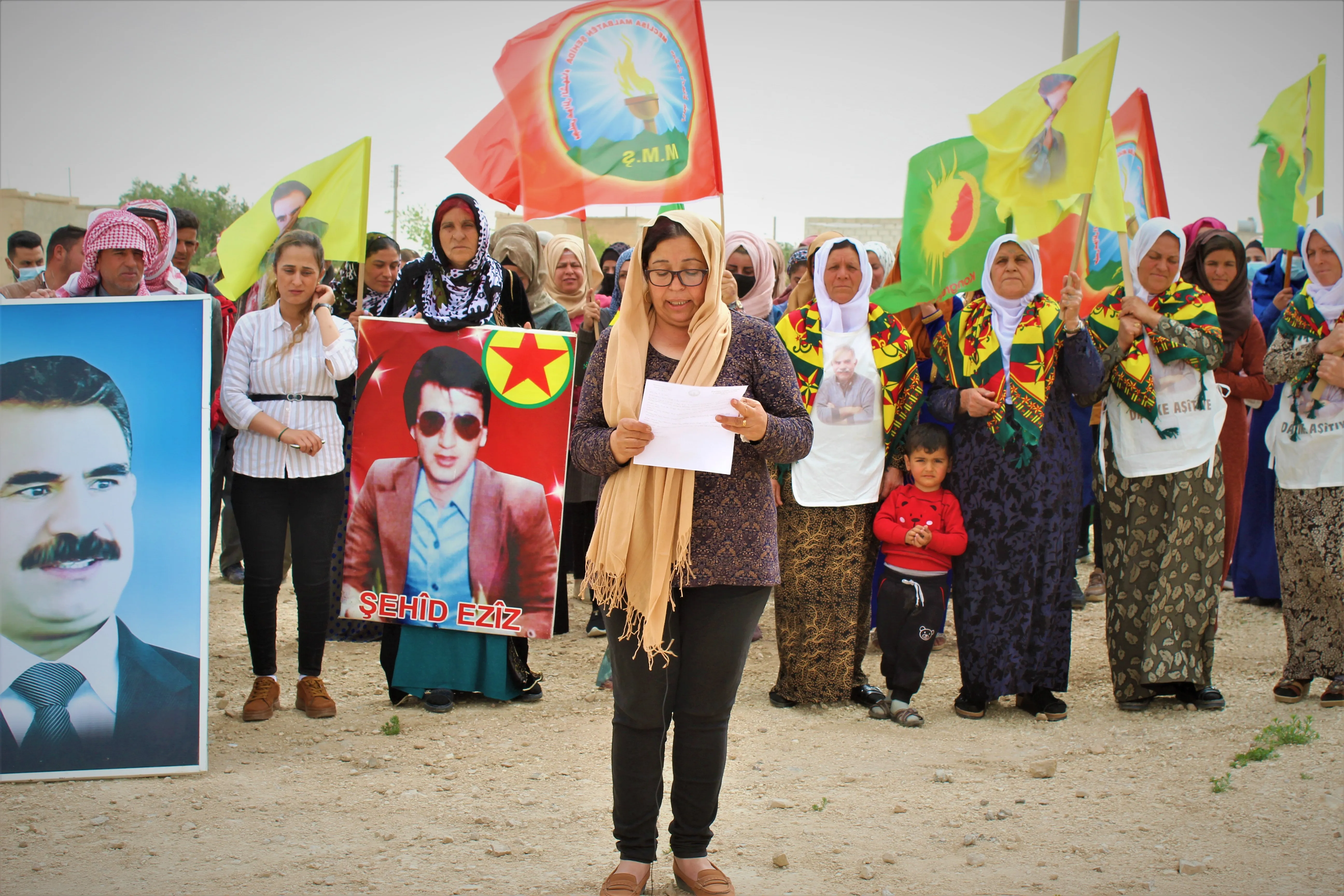 Şehîd Ezîz Ereb li Eyn Îsa û Til Temirê hat bîranîn
