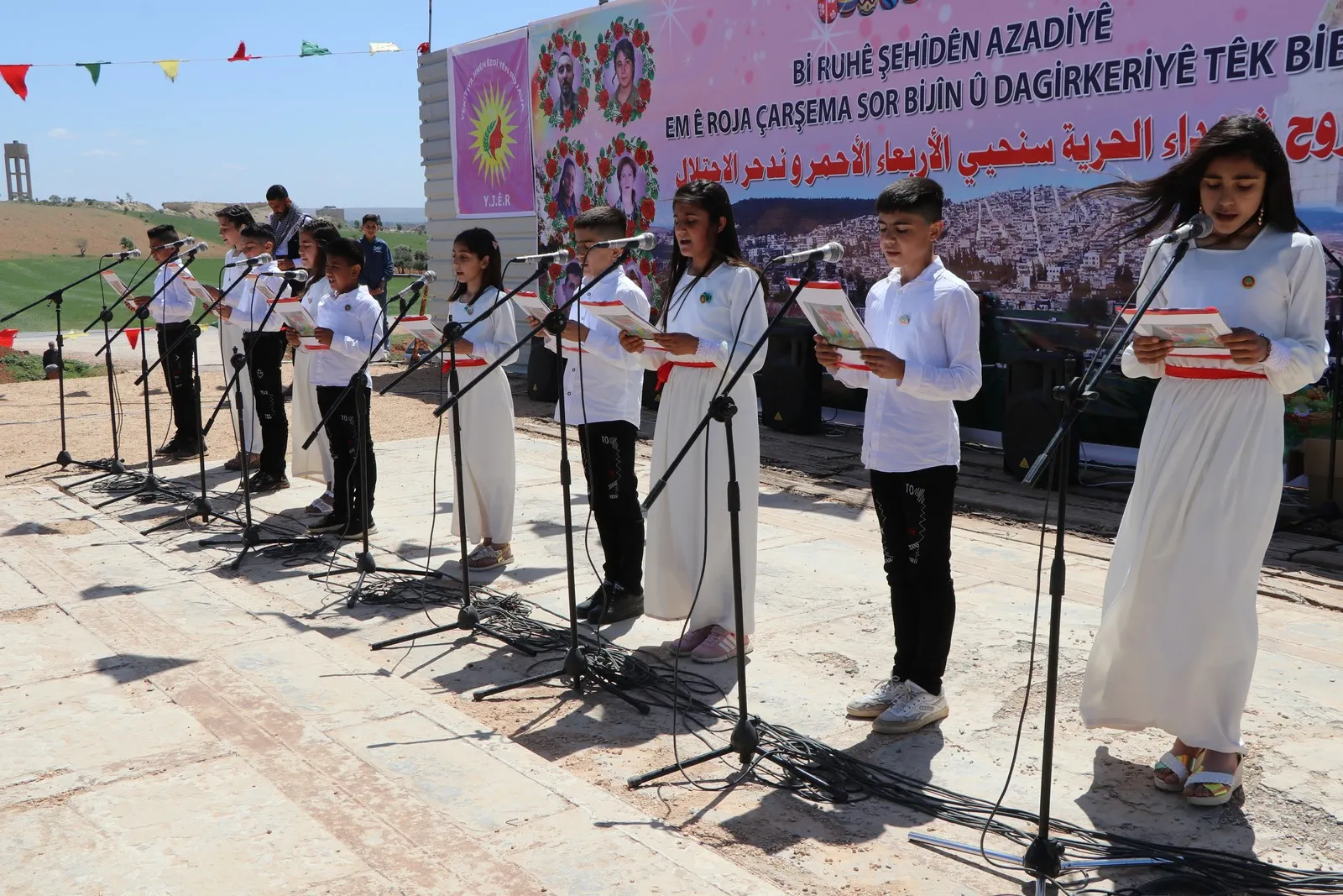 Êzidiyên Bakur û Rojhilatê Sûriyê Cejna Çarşema Sor pîroz kir
