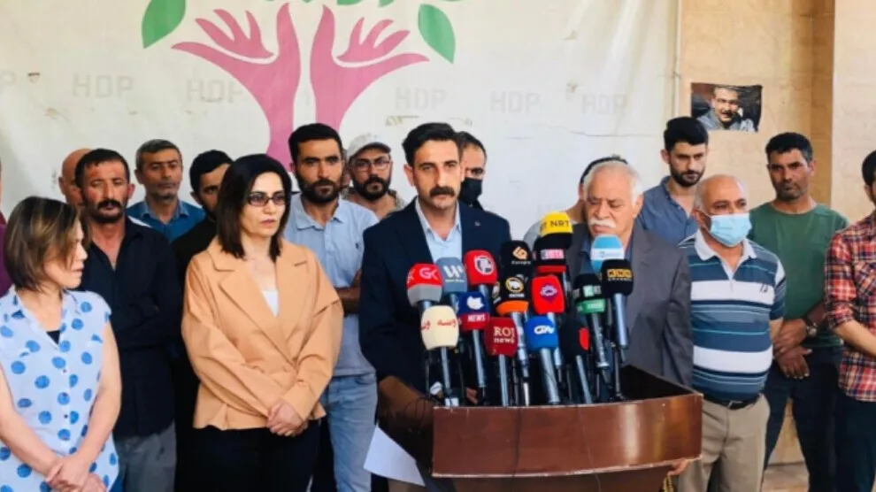 HDP: Divê hikumeta Başûr daxwaza gelê Kurd neke qurbanê êrişên dagirkeriyê
