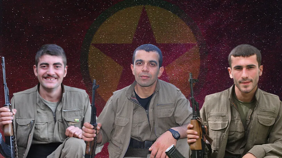 HPG'ê nasnameya 3 şehîdan eşkere kir