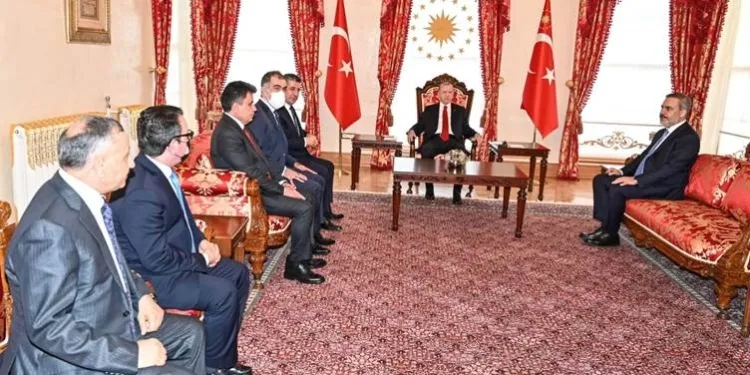 Mesrûr Barzanî bi Erdogan re civiya