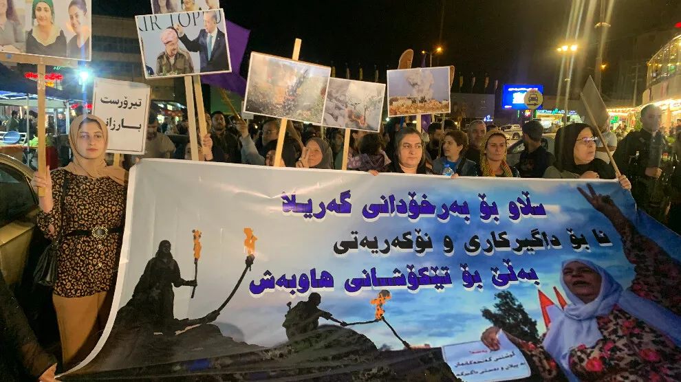 Welatiyên Silêmaniyê êrişên qirkirinê yên dewleta Tirk şermezar dikin
