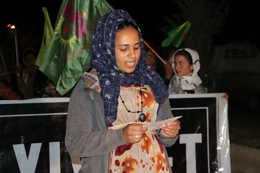 Li kampa Newroz êrişên dagirkeriya Tirk hatin şermezarkirin