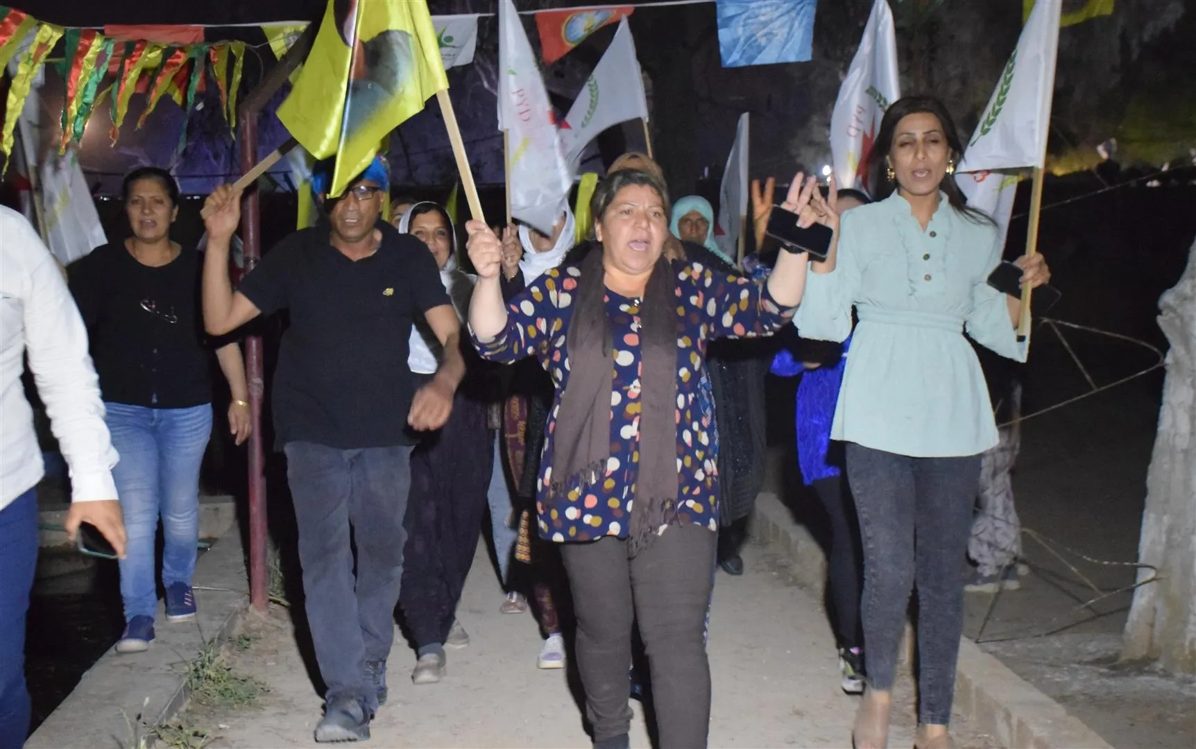 Çalakiya " Konê Berxwedanê " ji bo piştgiriya bi gerîla re li Hesekê bi dawî bû