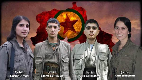 HPG`ê nasnameya 4 hevrêyên xwe yên şehîd eşkere kir