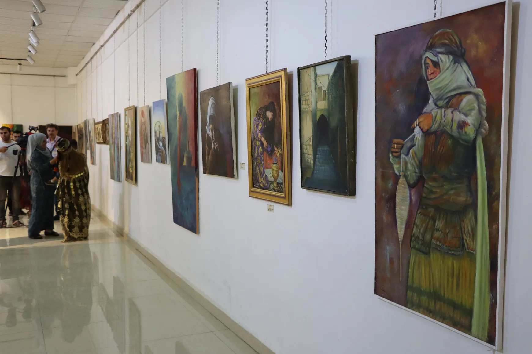 Pêşangeha 6`emîn a Hunera Şêwekariyê li Qamişlo hat vekirin