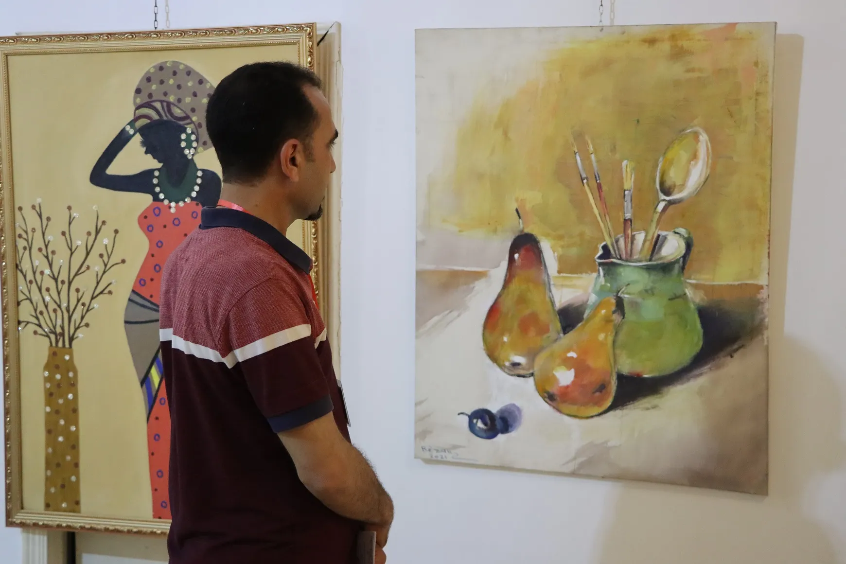 Pêşangeha 6`emîn a Hunera Şêwekariyê li Qamişlo hat vekirin