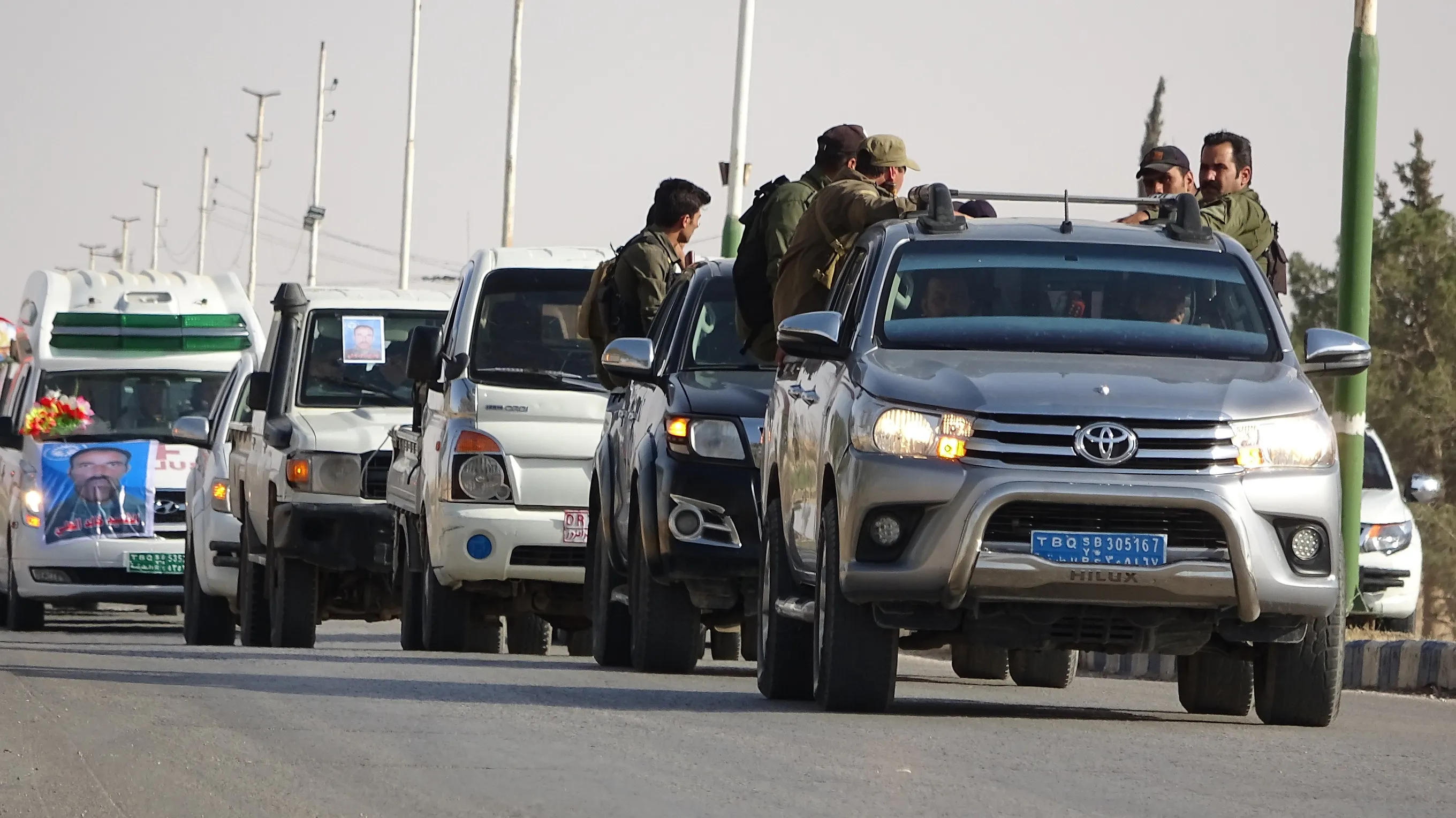 Cenazeyê şehîd Xalid El-Elî li Tebqayê hate veşartin