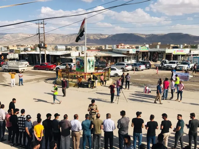 Ciwanên Şengalê di nava çalakiyan de ne