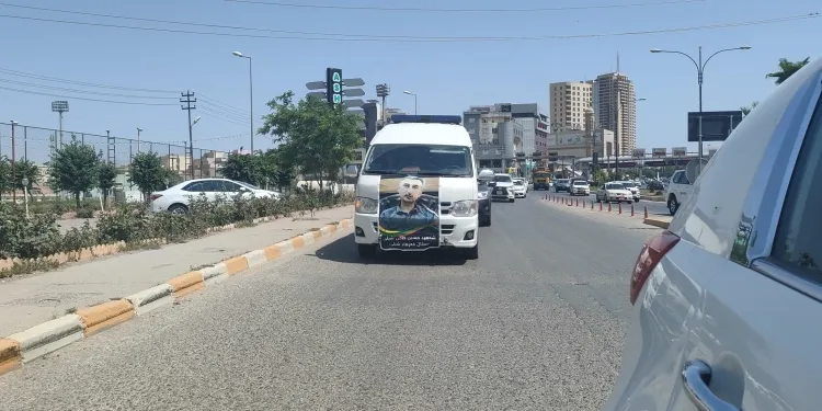 Cenazeyê şehîd Ferhad Şiblî ber bi Rojava ve hat oxirkirin