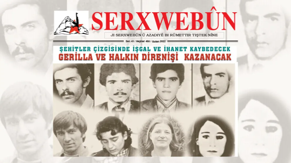 Hejmara 485`an a rojnameya Serxwebûn derket