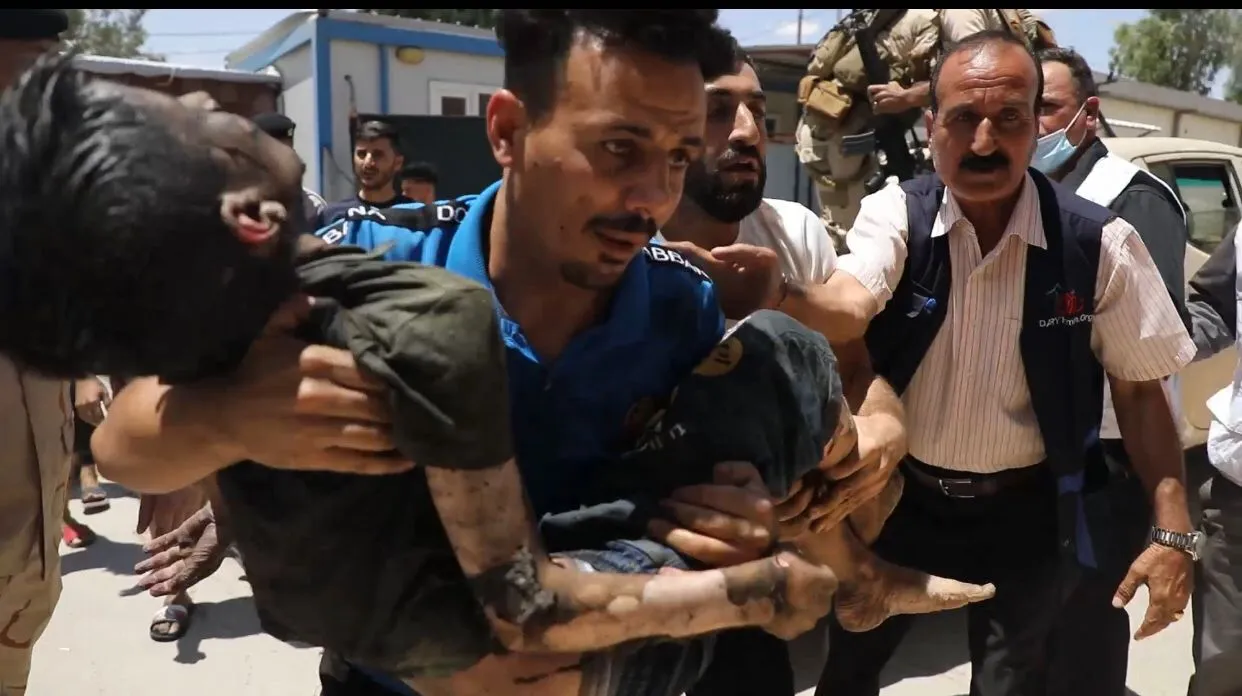 ​​​​​​​Di êrişên li Sinûnê de zarokek û bapîrê wî şehîd bûn , 6 kesên din birîndar bûn-HATE NÛKIRIN