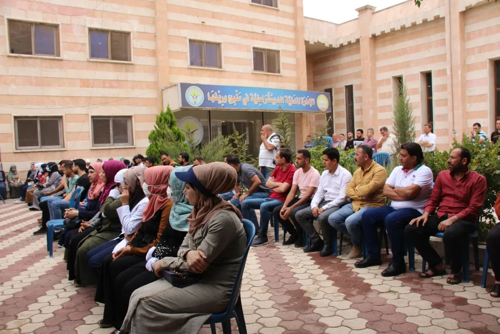 Rêveberiya Sivîl a Demokratîk a Minbicê tev li konê sersaxiyê yê Şehîd Ferhad Şiblî bû