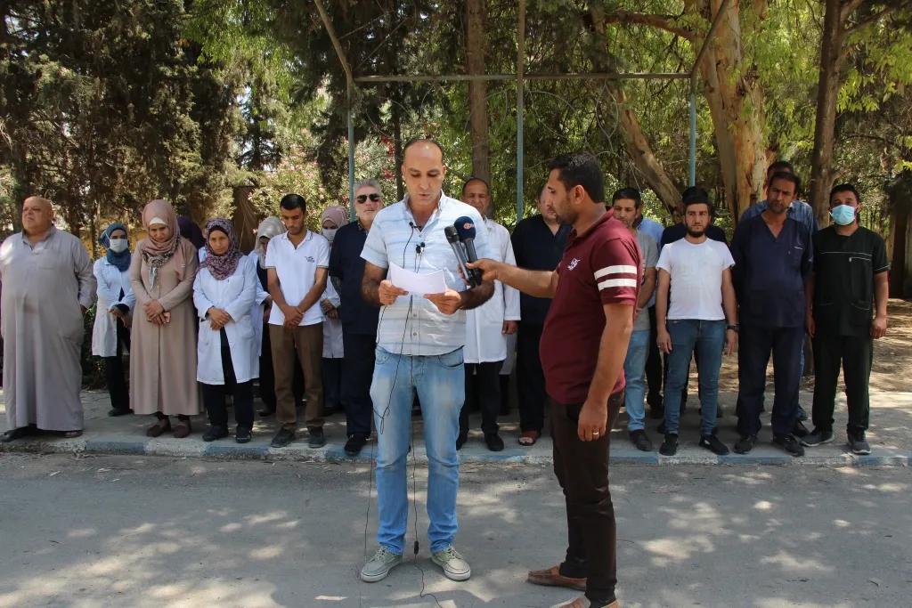 Yekitiyên civaka sivîl ên Minbicê gefên dagirkeriya Tirk şermezar kirin