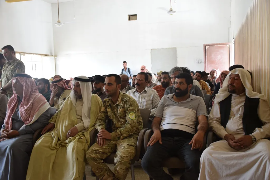 MSD’ê ji şêniyên Hesekê re rewşên siyasî û leşkerî yên dawî şîrove kirin