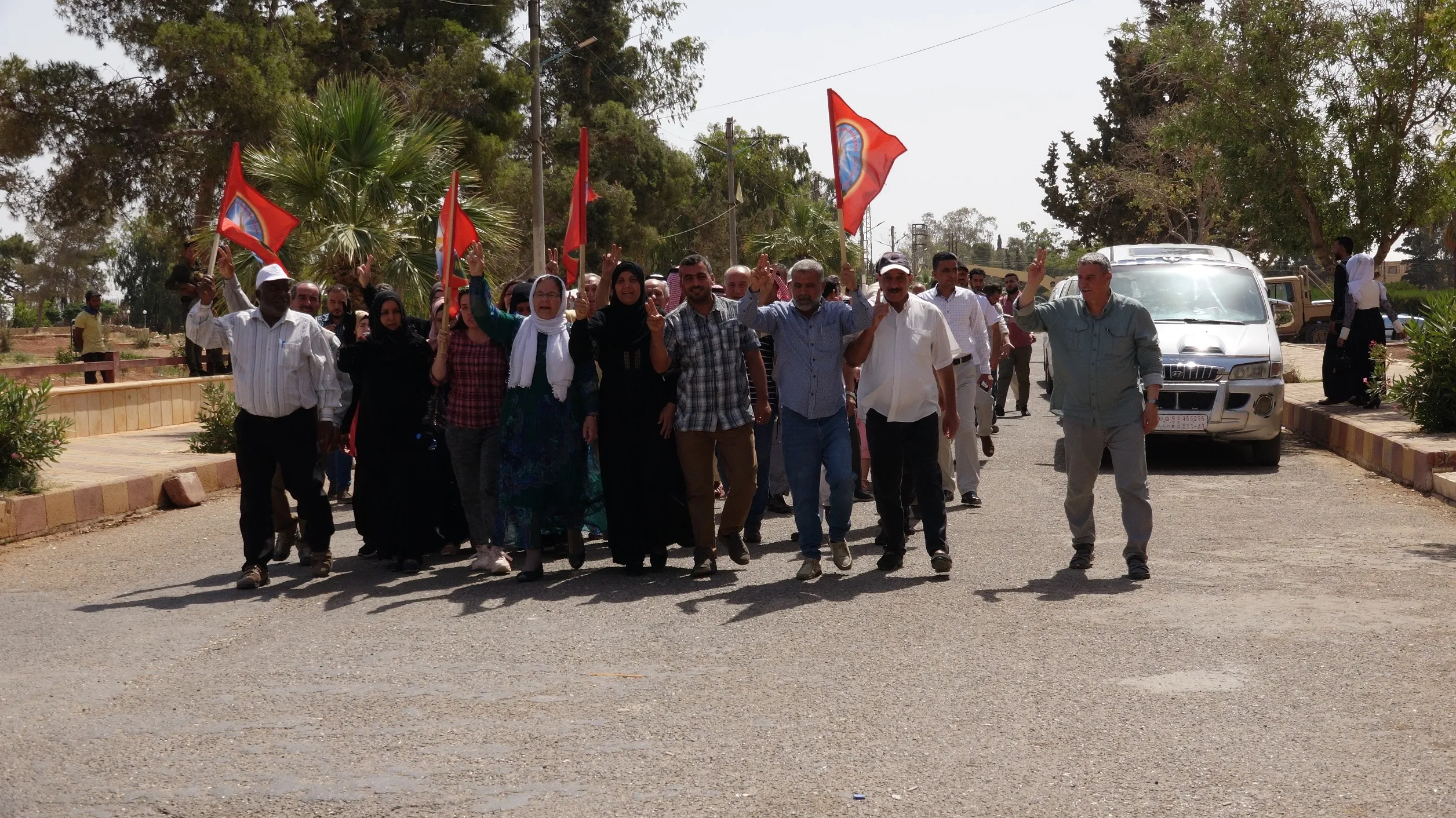 Rûspiyên Tebqayê: Em bi QSD`ê re ne