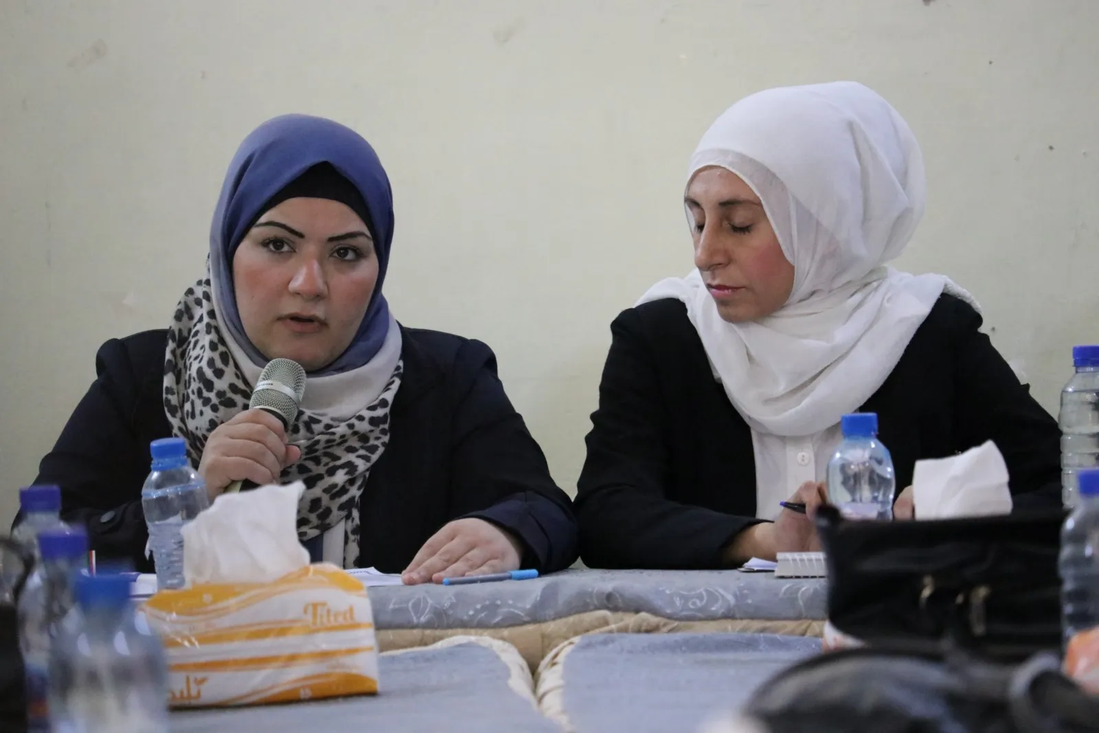 Li Helebê werşeyek xebatê bi navnîşan “Aloziya Sûriyê û bandorên wê li ser jinan”