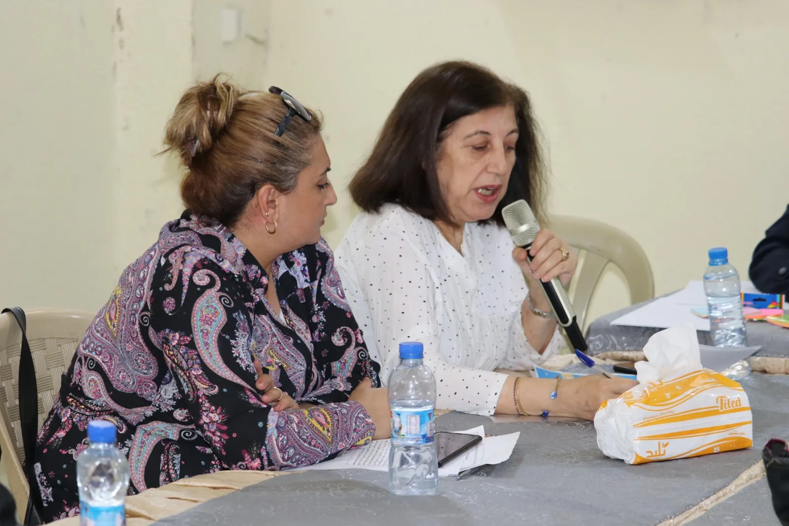 Li Helebê werşeyek xebatê bi navnîşan “Aloziya Sûriyê û bandorên wê li ser jinan”