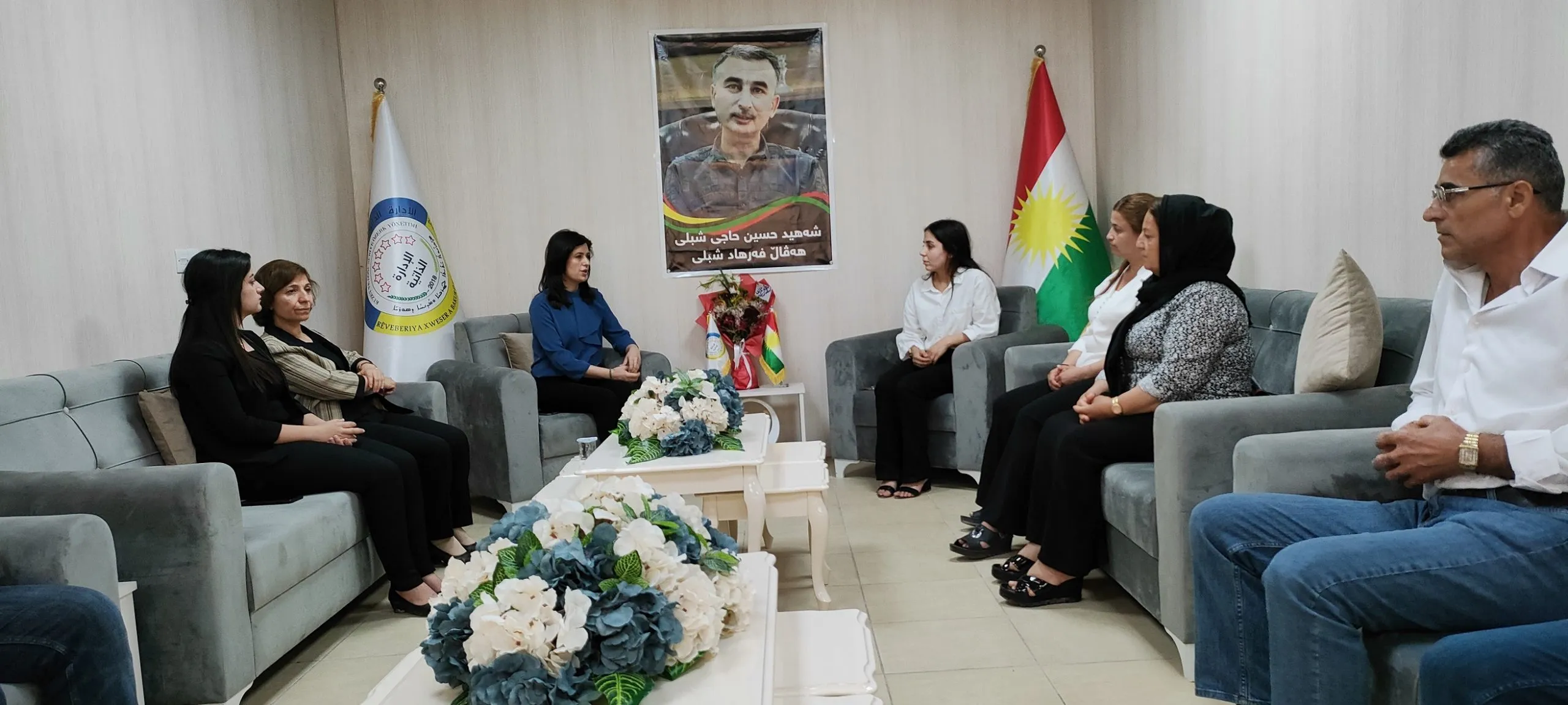 Şandeyên ji Mexmûrê ji bo şehîd Ferhad Şilbî û hevalên wî sersaxî xwestin 