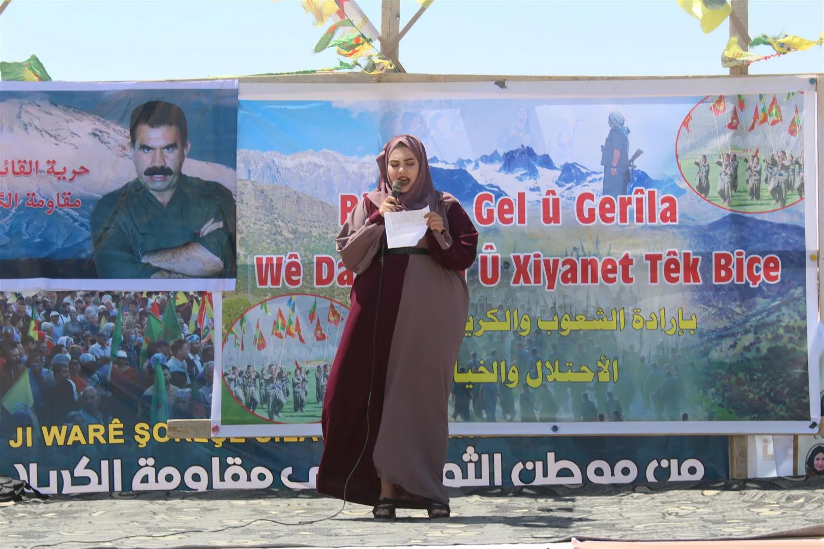 Şêniyên Holê berxwedana gerîla silav kir