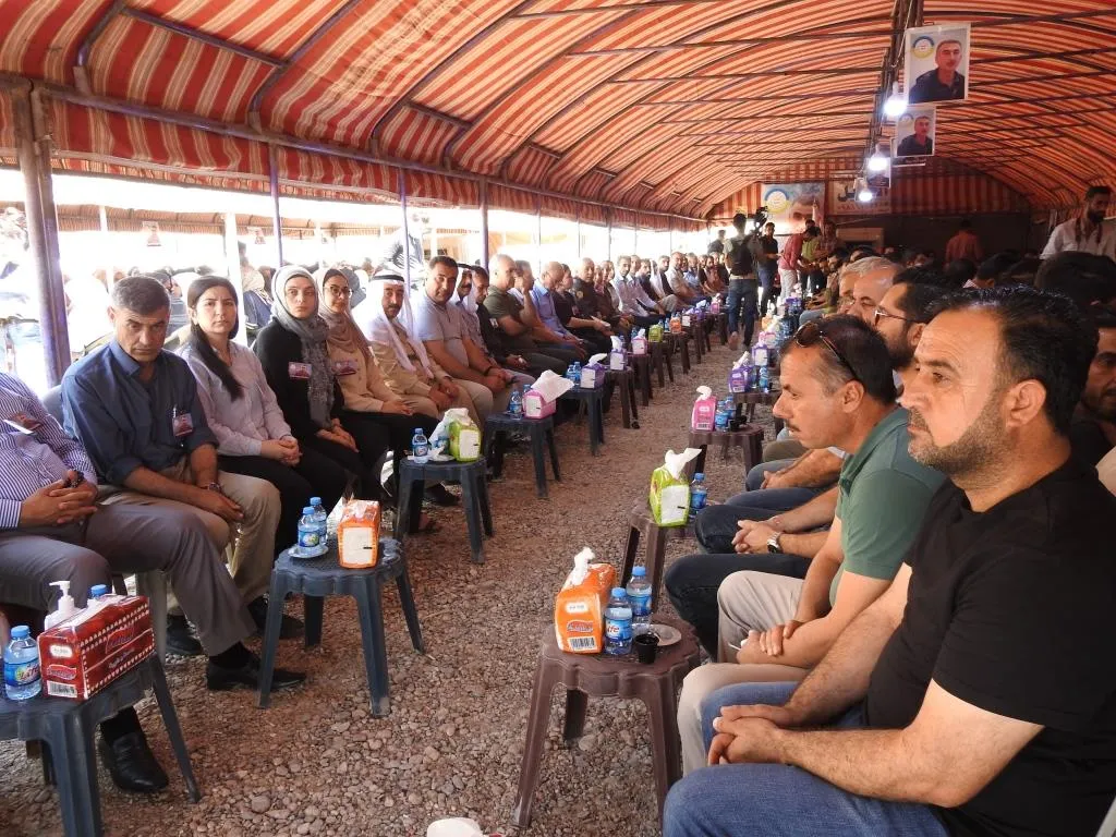 Li Reqayê ji bo şehîd Ferhad Şiblî û hevalên wî konê sersaxiyê hat vedan