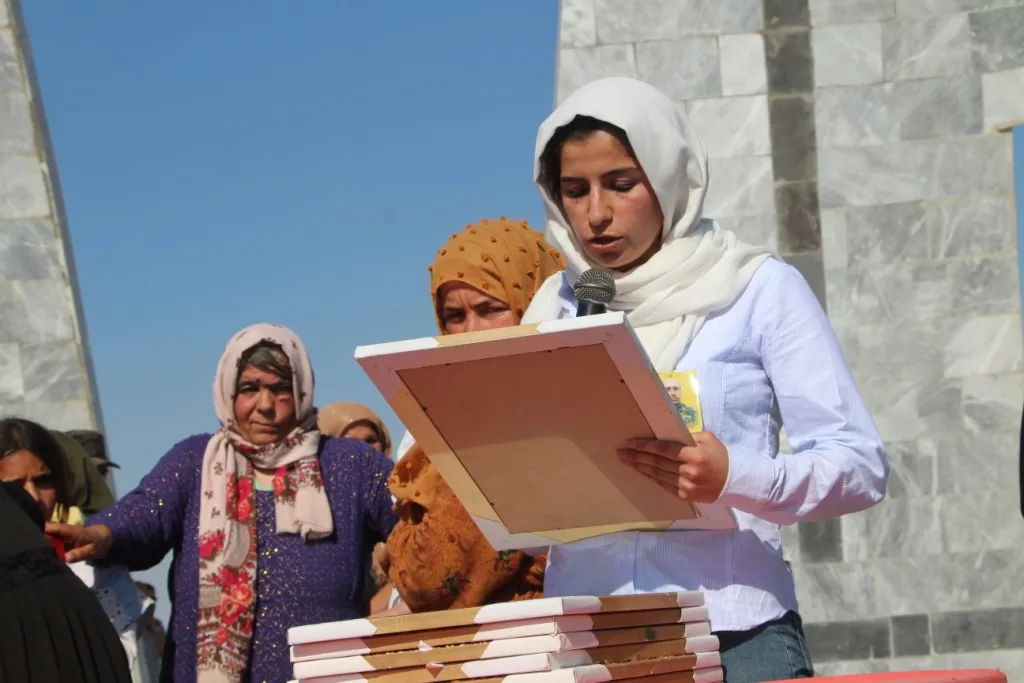 Di merasîma oxirkirina şehîdekî QSD`ê de: Heta serkeftinê em ê şopdarên rêya şehîdan bin