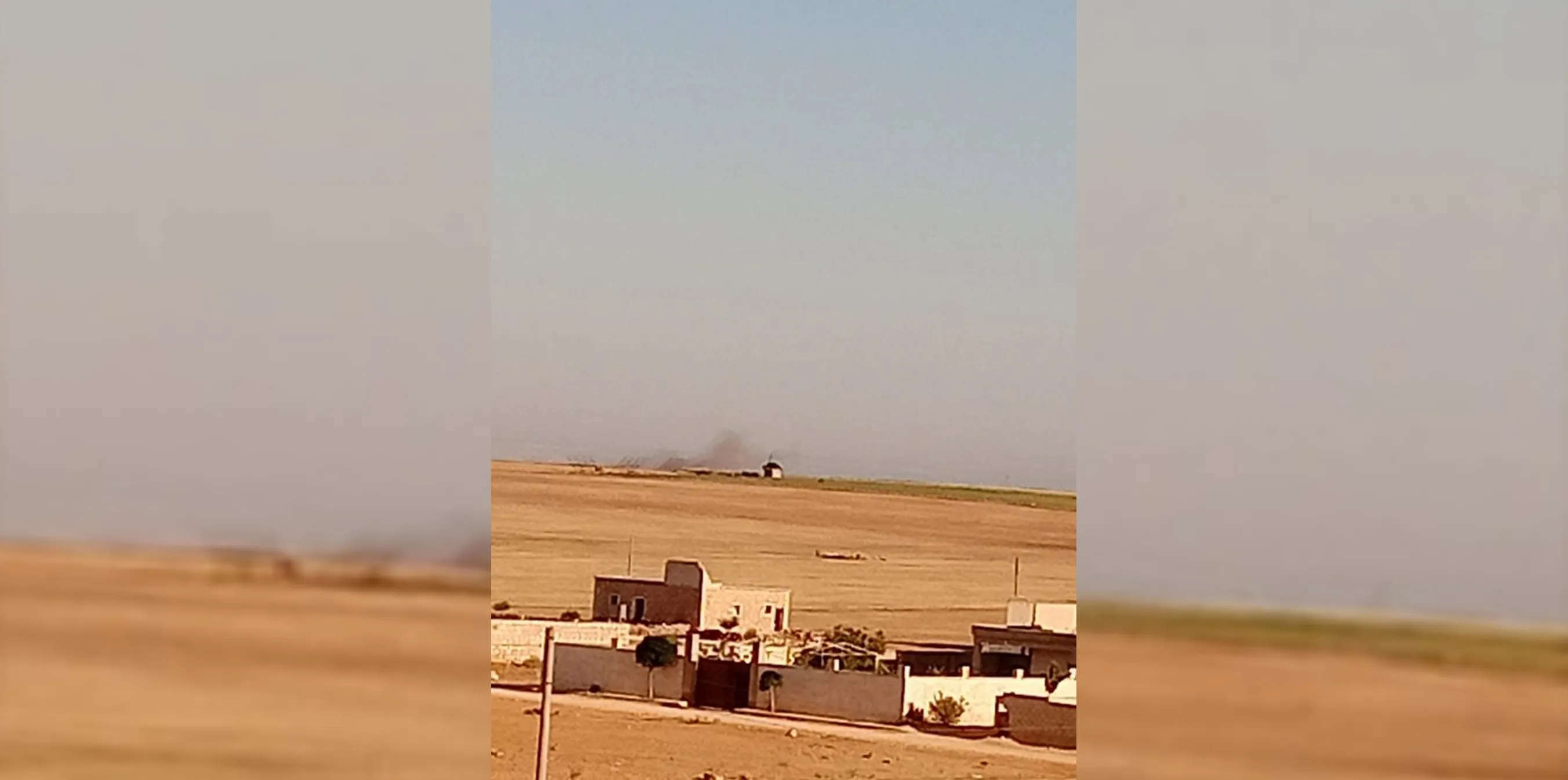 ​​​​​​​Artêşa Tirk navbera Um Hoş û Til Qerahê topbaran dike