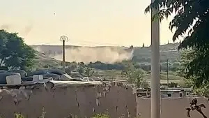 Artêşa Tirk a dagirker gundekî bakurê Minbicê topbaran kir