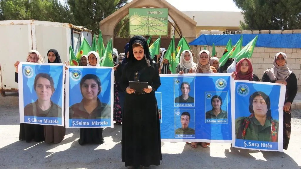 Kongra Star hedefgirtina endamên Hêzên Ewlekariya Hundirîn şermezar kir