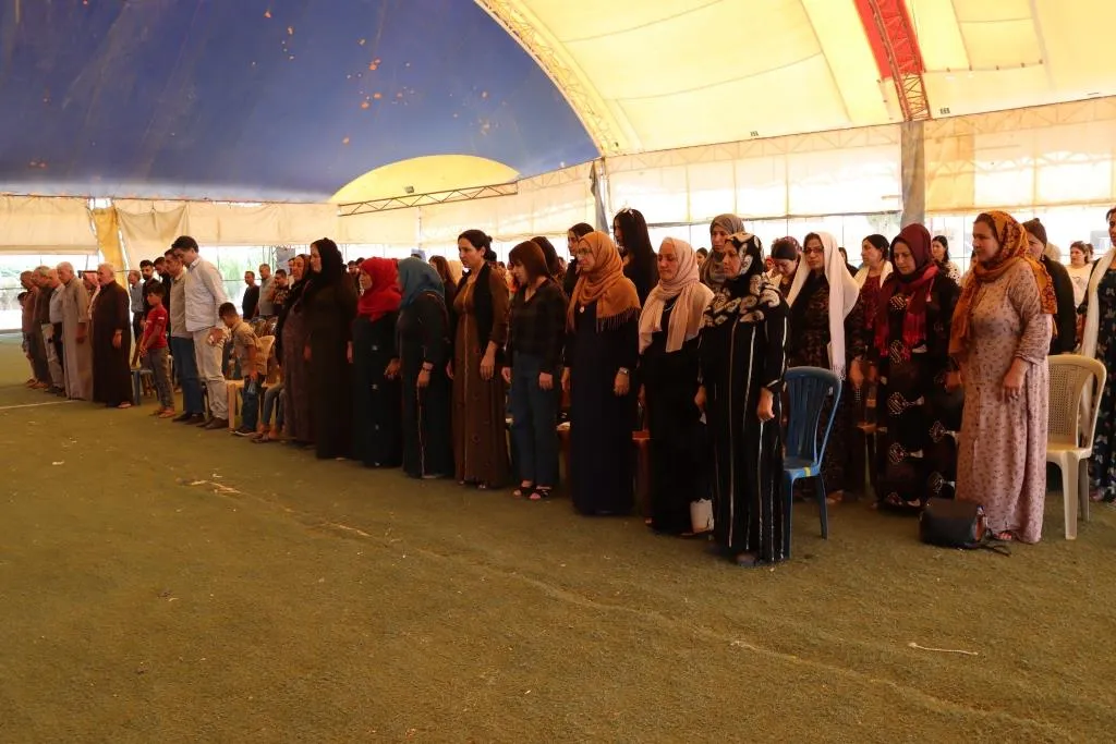 Şêniyên herêma Cizîrê şehîdên Berxwedana 14’ê Tîrmehê bi bîr anîn - HATE NÛKIRIN