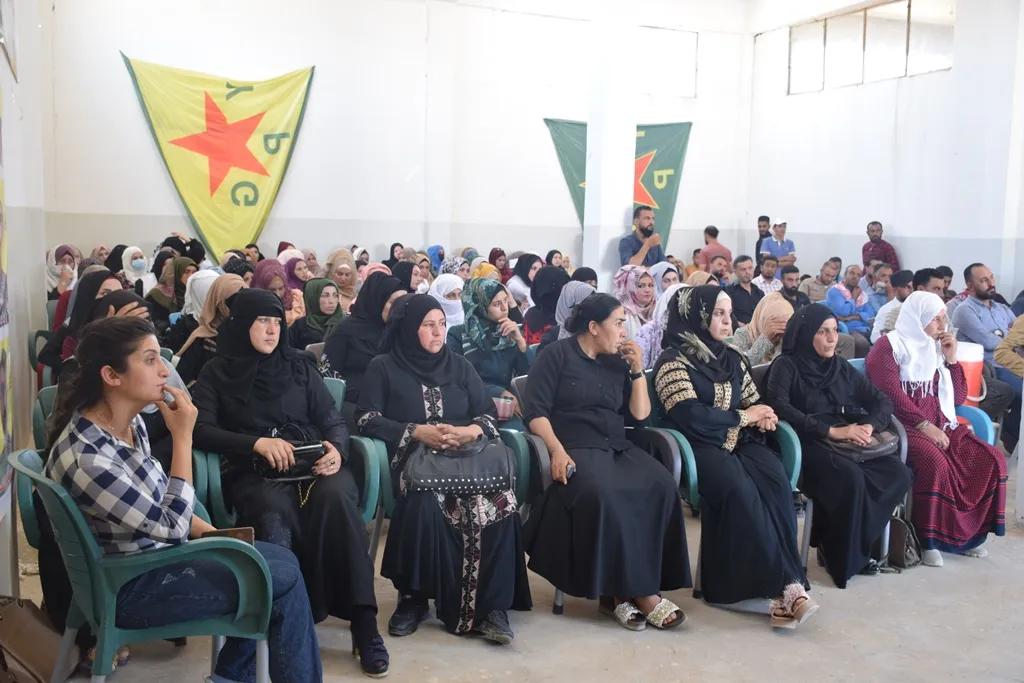Şêniyên herêma Cizîrê şehîdên Berxwedana 14’ê Tîrmehê bi bîr anîn - HATE NÛKIRIN