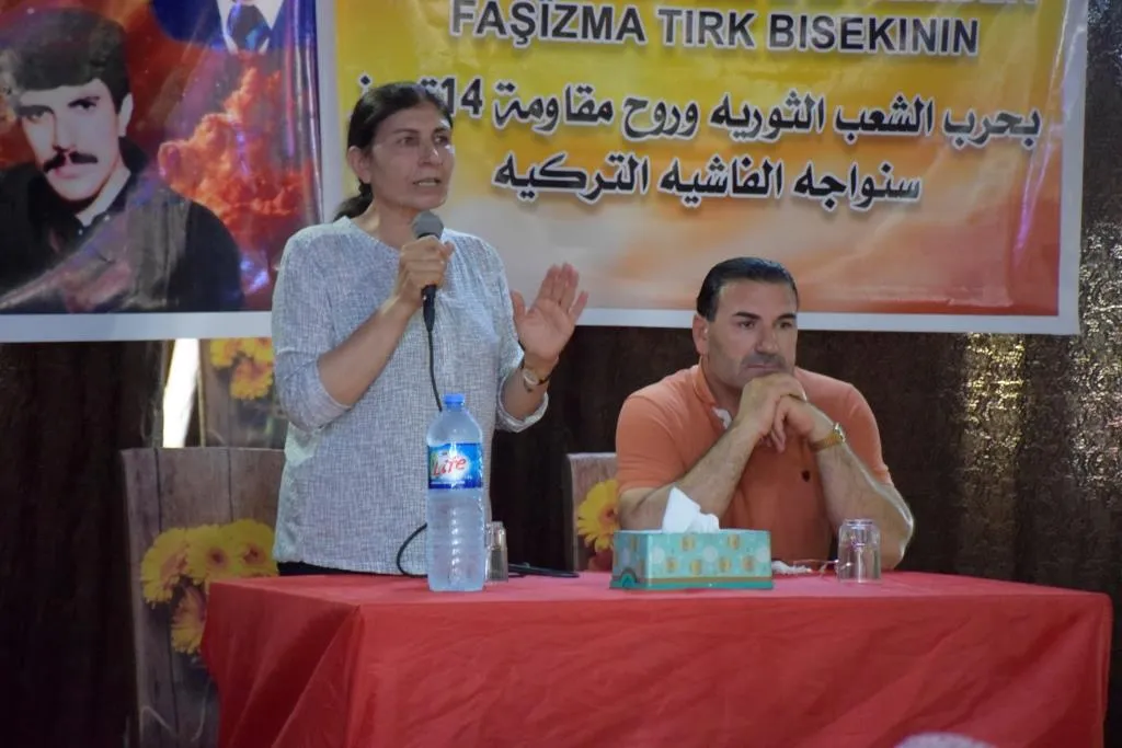 Şêniyên herêma Cizîrê şehîdên Berxwedana 14’ê Tîrmehê bi bîr anîn - HATE NÛKIRIN