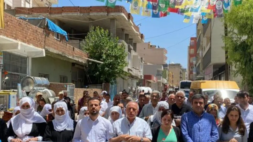 Rêxistina HDP'ê ya Şirnexê nerazîbûn nîşanî komkujiya li Zaxoyê da