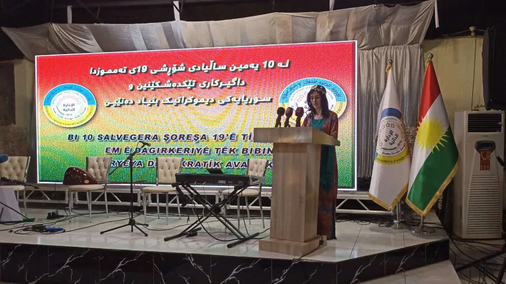 ​​​​​​​Li Silêmaniyê salvegera Şoreşa Rojava hat pîrozkirin