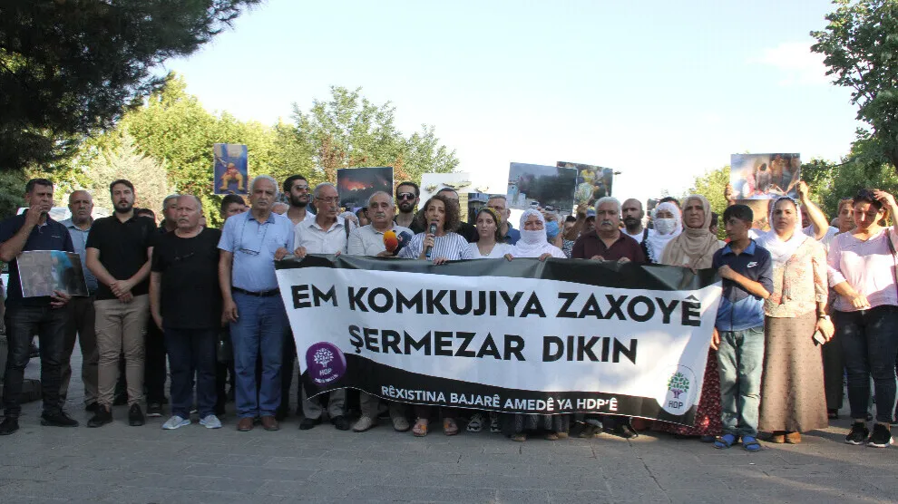 ​​​​​​​Rêxistina HDP’ê ya Amedê komkujiya Zaxoyê şermezar kir