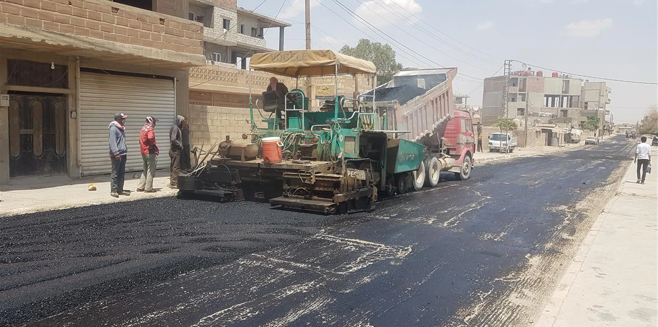 Şaredariyên Reqa, Hesekê û Dêrikê xebatên xizmetguzariyê didomînin