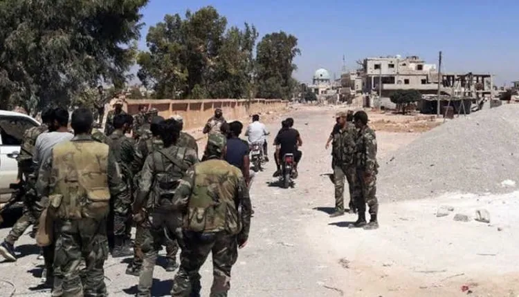 Hêzên hikumeta Şamê bi çekên giran rojavayê Derayê topbaran kir