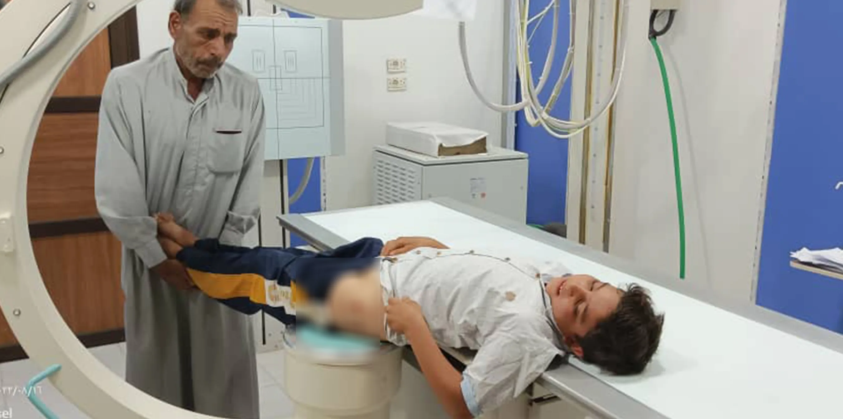 ​​​​​​​Di topbarana li ser navenda Zirganê de zarokek birîndar bû-NÛ BÛ