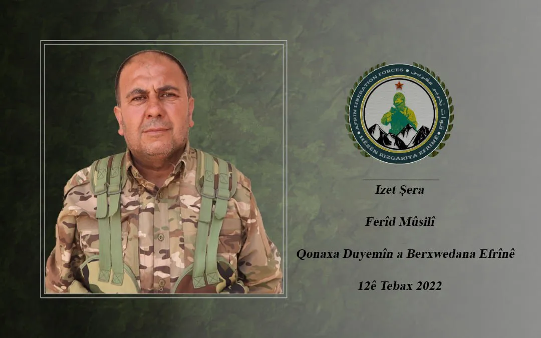 HRE’yê nasnameya şehîdekî xwe eşkere kir