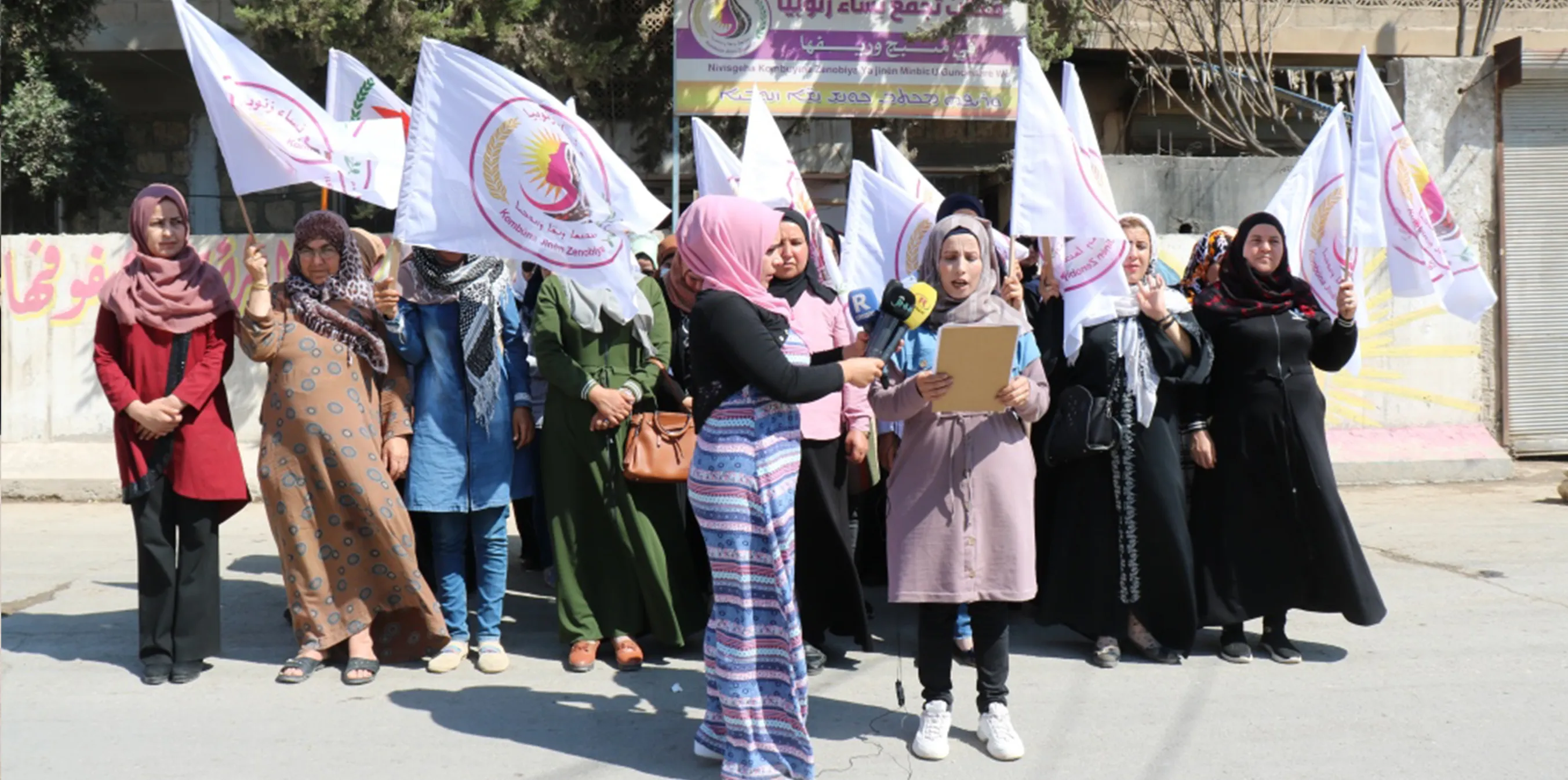 Kombûna Jinan a Zenûbiya: Em ê li dijî Tirkiyê û DAIŞ`ê li ber xwe bidin