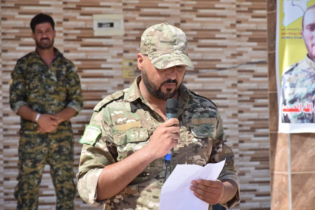 Şehîd Necim El Mihêmîd li goristana Şedadê hate oxirkirin