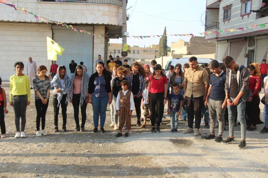 Li Kobanê jinên ciwan 15'ê Tebaxê pîroz kir
