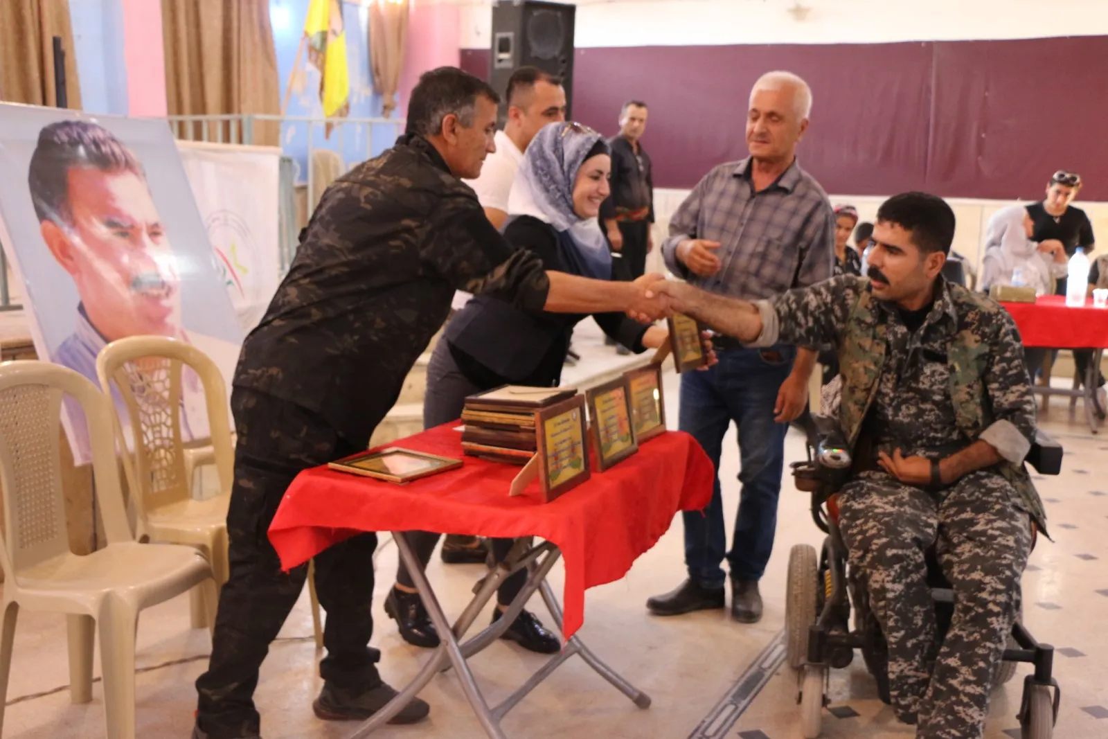 Bi boneya Roja Qurbanên Terorê ya Navneteweyî li Helebê çalakî