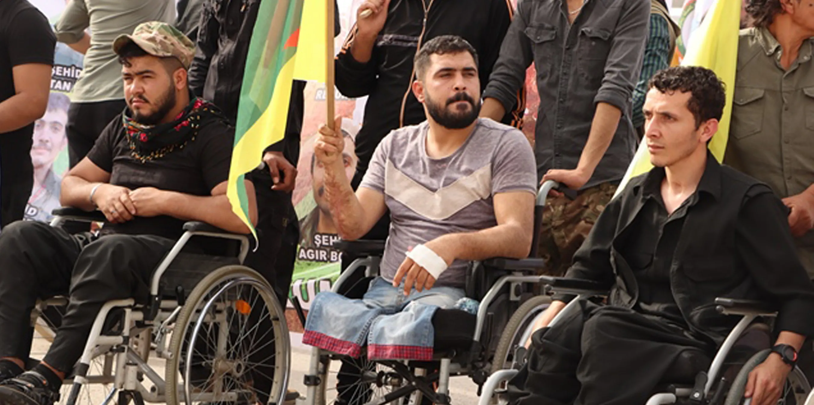 Birîndarên şer: Em ê di oxira azadiya gelê xwe de parçeyên din ên laşê xwe feda bikin