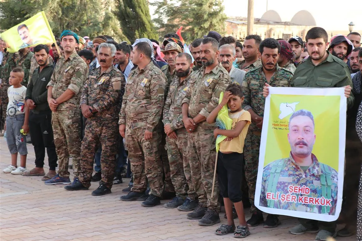 Bi merasîmekê cenazeyê şehîd Elîşêr Kerkûk veşartin