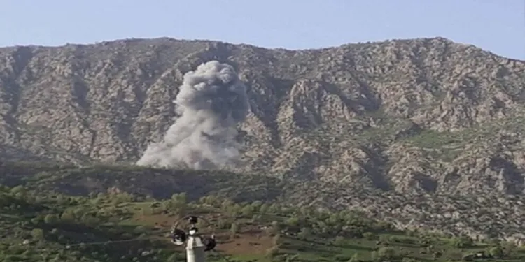 Dewleta Tirk a dagirker Amêdî û Akrê bombebaran kirin