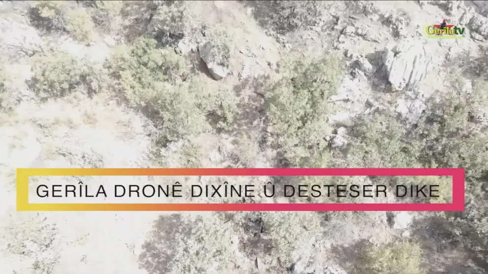 ​​​​​​​Gerîla TV dîmenên xistin û desteserkirina dronekê weşandin