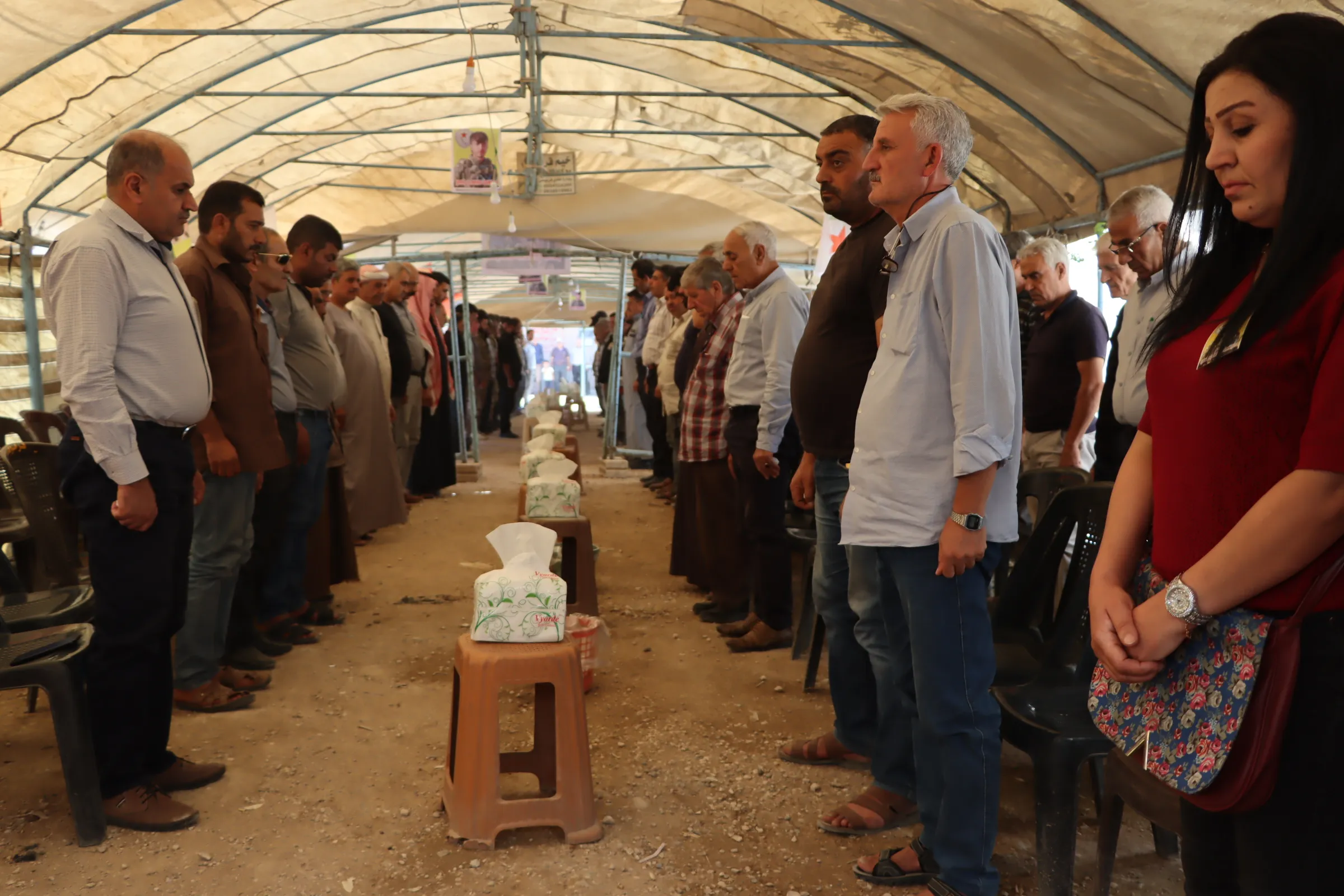 Şêniyên Qamişloyê sersaxî da malbata şehîd Omran Osman