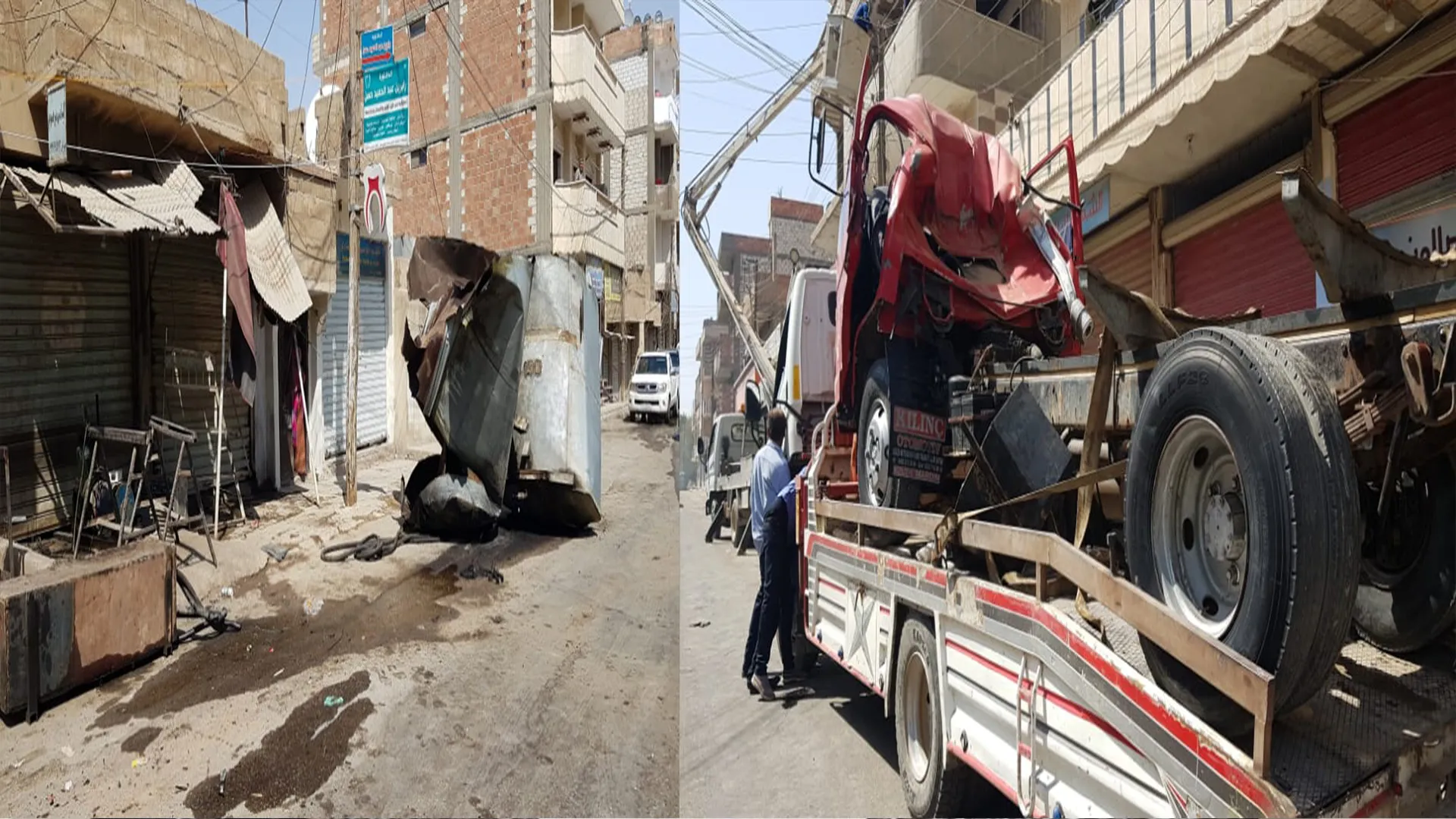 Li Hesekê tankera sotemeniyê teqiya; ciwanekî jiyana xwe ji dest da